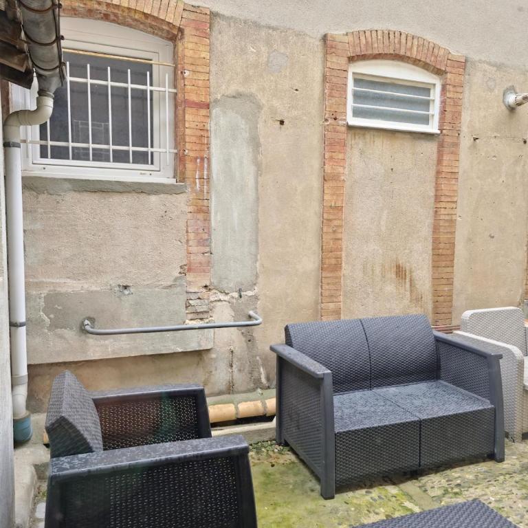 Tour Ouest - T2 entre Cité Médiévale et Bastide - Apartment mit 1 Schlafzimmer und Terrasse - 34