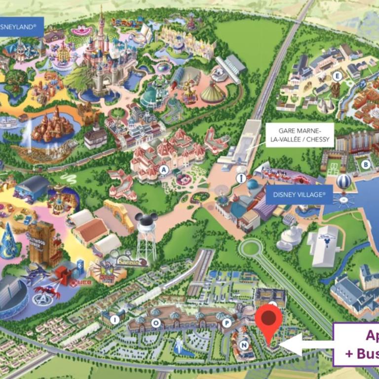 Magic Disney Terrasse - 2 ch - parking gratuit - 5 min parc - Apartment mit 2 Schlafzimmern - 12