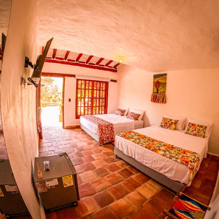 Casa Aminta - Habitación Doble - 2 camas dobles - 1