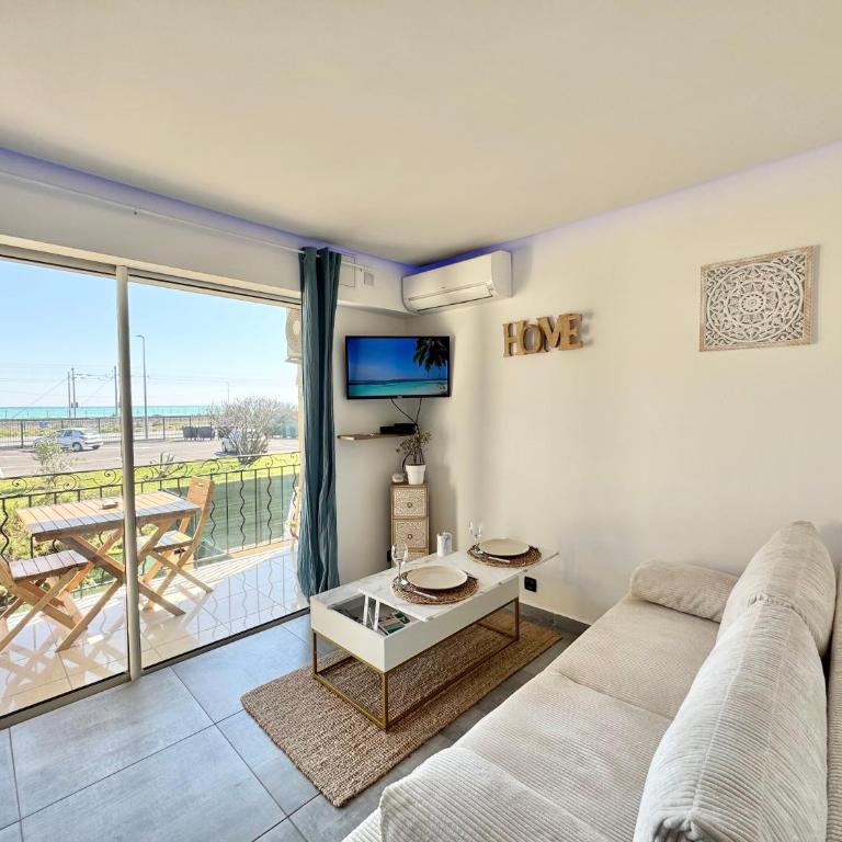 Le Cocon Marin , Vue mer , Clim , Parking , Piscine - Apartment mit 1 Schlafzimmer - 2