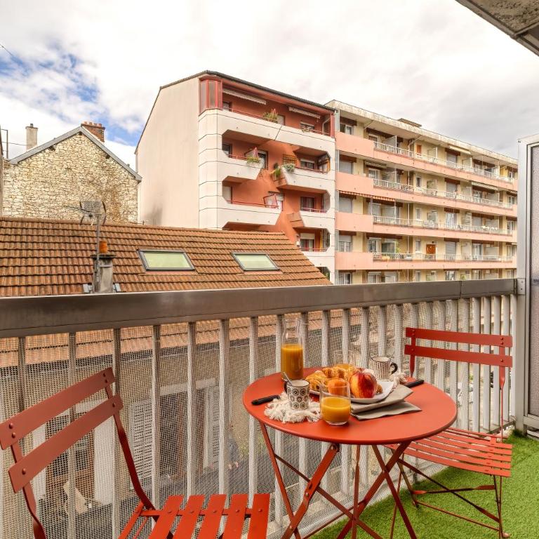 Studio Victoria SPA, au coeur du centre-ville CABINE HAMMAM -WIFI -GRAND LIT DOUBLE QUEEN SIZE 160x200cm - Apartment mit 1 Schlafzimmer - 35