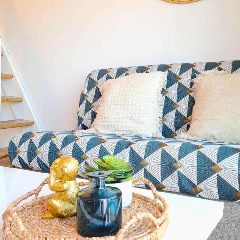 Apartbleuazur - Bel appartement rénové piscine & vue mer - Apartment - 5