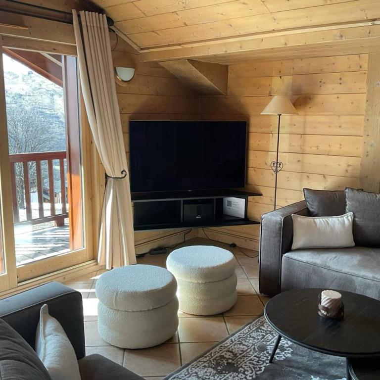 Spacieux chalet 8 pers avec piscine, spa et pied des pistes - 3 étoiles Atout France - Appartement 3 Chambres - 1