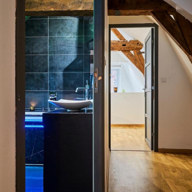 Duplex Rue Royale, rooftop, balnéo spa - Apartment mit 2 Schlafzimmern - 8