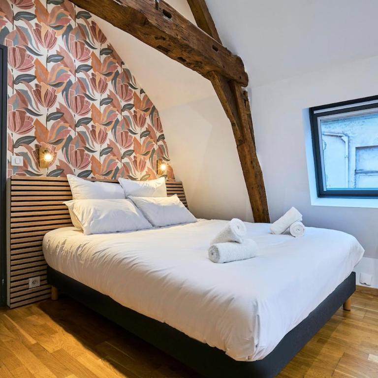 Duplex Rue Royale, rooftop, balnéo spa - Apartment mit 2 Schlafzimmern - 16