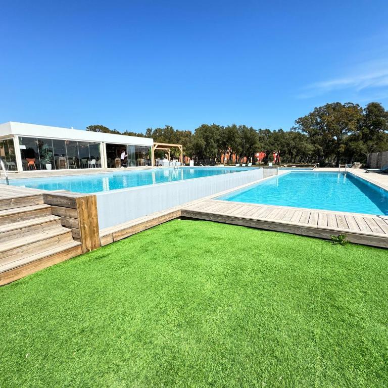 Mini villa - Piscine - Climatisation - wifi - 2km plage - Maison 2 Chambres - 26