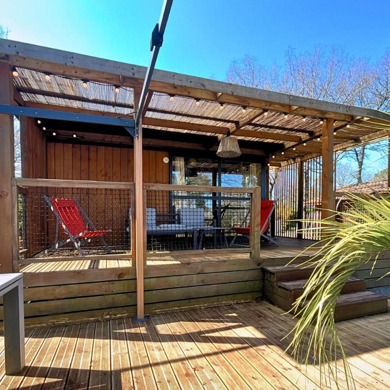 Le Ti Bois, Chalet tout équipé vue forêt, 5 prs - Chalet 2 Chambres - 1