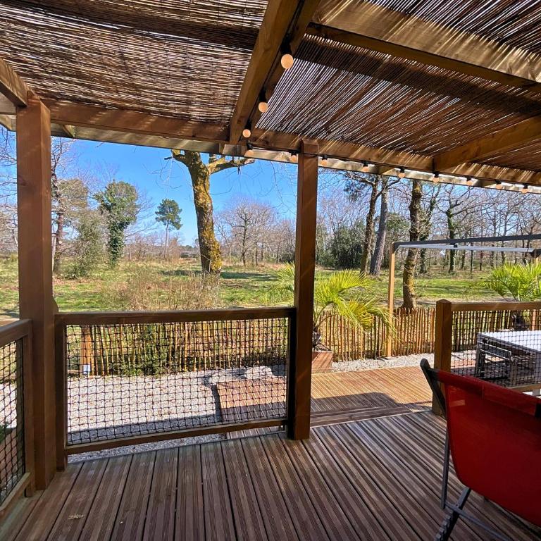 Le Ti Bois, Chalet tout équipé vue forêt, 5 prs - Chalet 2 Chambres - 6
