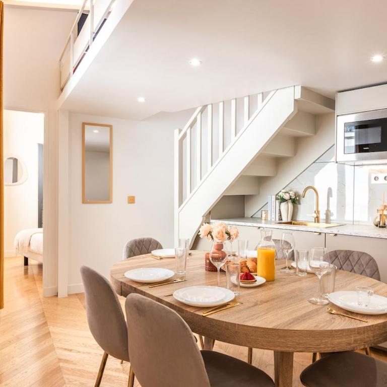 Appartement Raffiné avec Jacuzzi et AC - 6P - Appartement 2 Chambres - 15