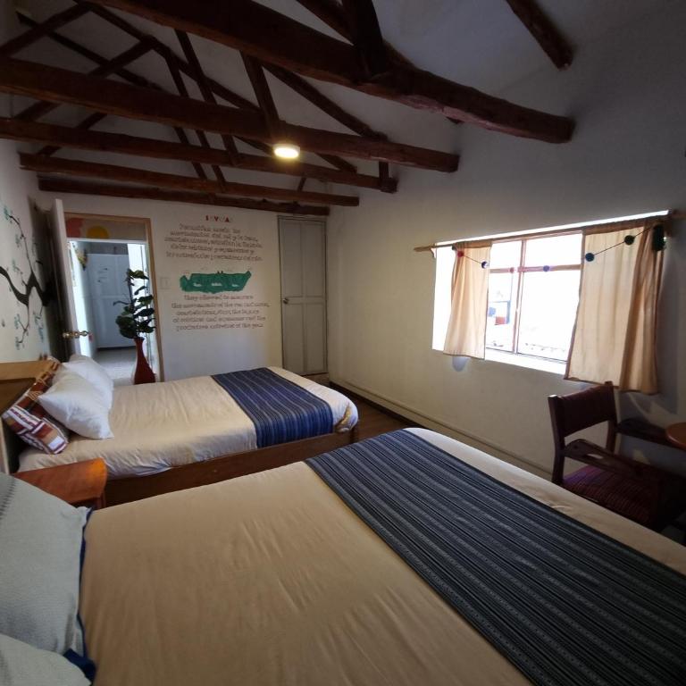 Valle verde, Hostel & camping - Twin Room with Private Bathroom - 6