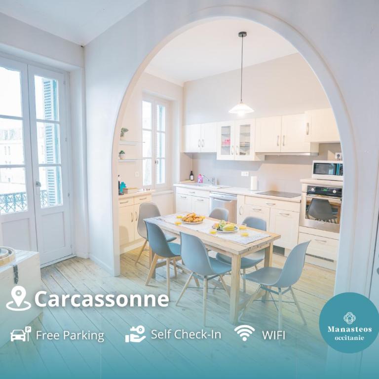 Magnifique T4- toit terrasse-Cosy-Centre ville-AA - Three-Bedroom Apartment - High Floor - 1