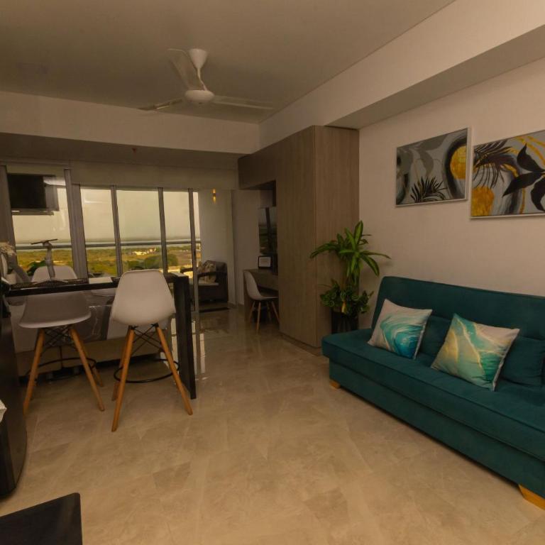 Condominio exclusivo nuevo frente al mar Cartagena Beach - Apartamento de 1 dormitorio con balcón - 22