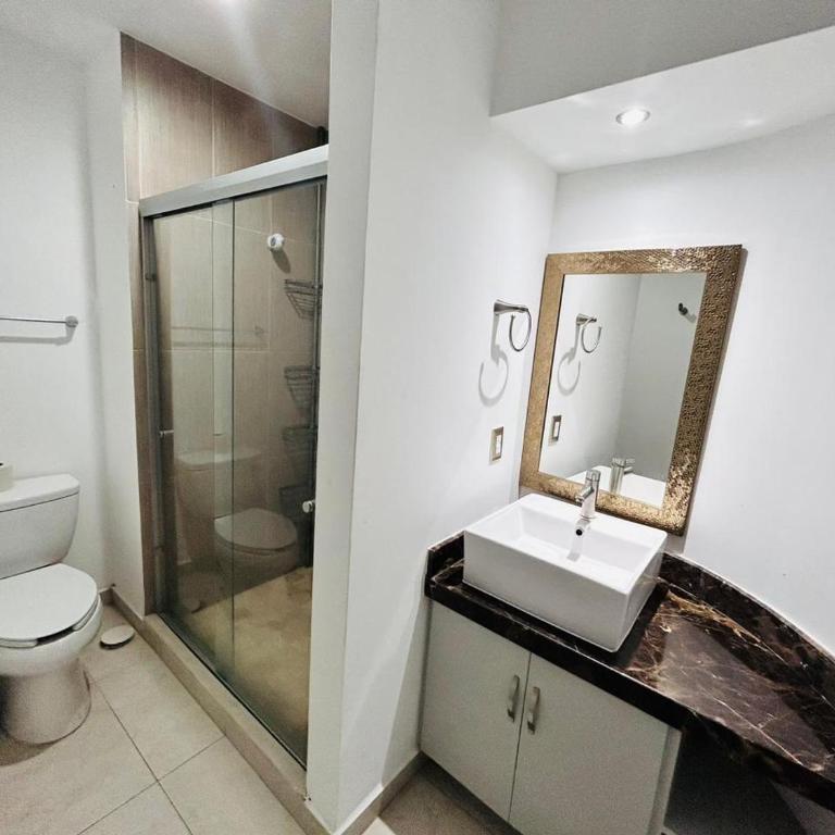 a pie de playa con vista al mar by G P S rentas - One-Bedroom Apartment - 15