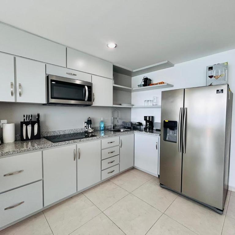 a pie de playa con vista al mar by G P S rentas - One-Bedroom Apartment - 5