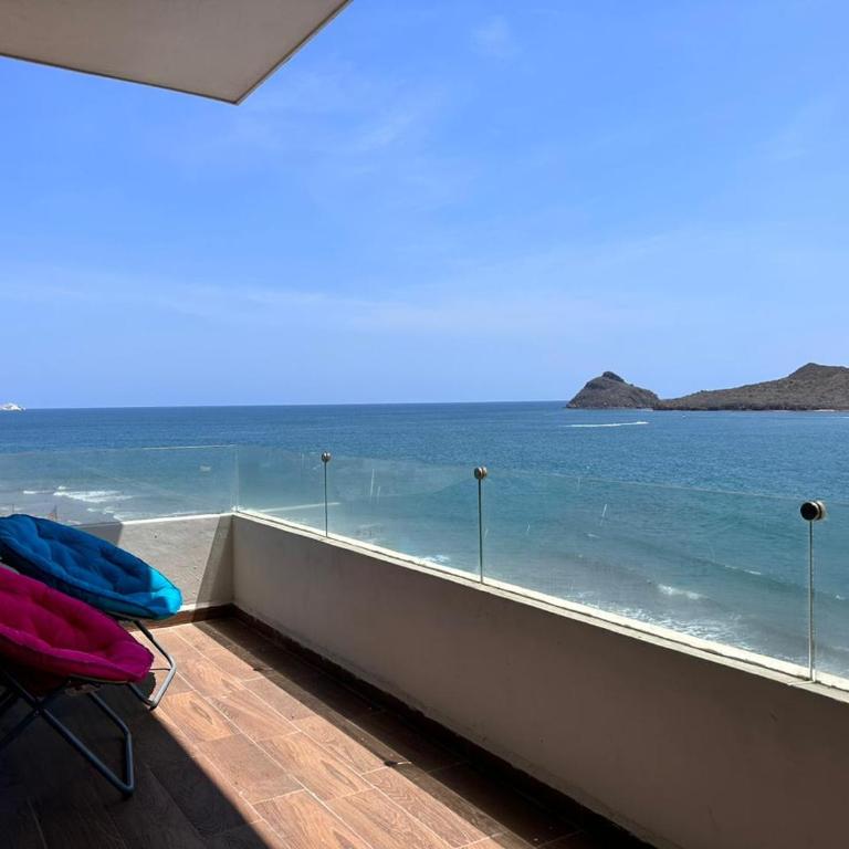 a pie de playa con vista al mar by G P S rentas - One-Bedroom Apartment - 4