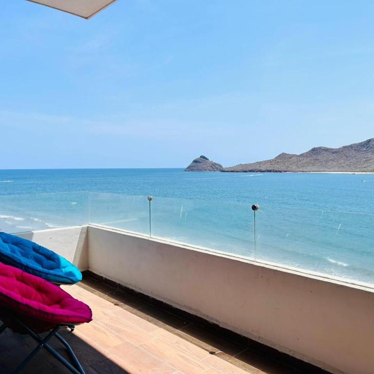 a pie de playa con vista al mar by G P S rentas - One-Bedroom Apartment - 7