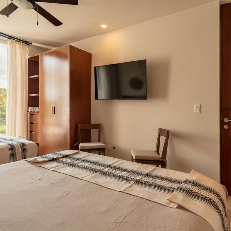NHOA 312A Lux 2BR Condo Top Jungle View Aldea Zama - Apartamento de 1 dormitorio - 56