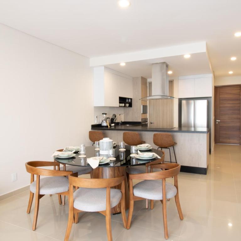 Elegante con vista al mar y balcón by G P S rentas - Two-Bedroom Apartment - 6