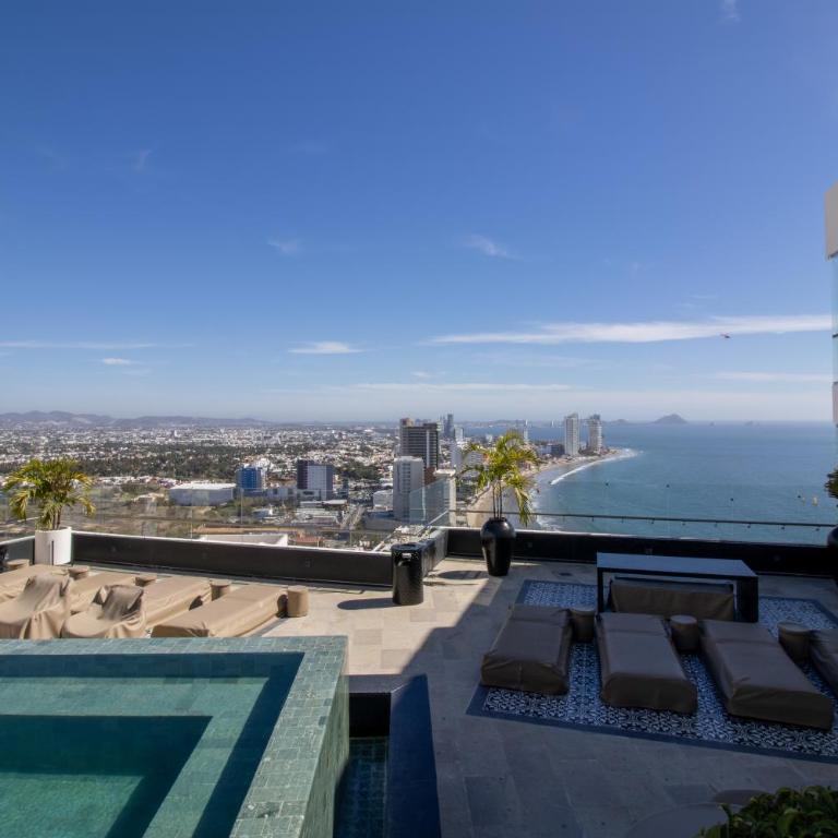 Elegante con vista al mar y balcón by G P S rentas - Two-Bedroom Apartment - 19