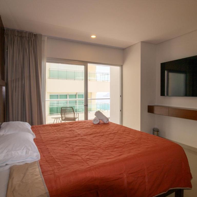 Elegante con vista al mar y balcón by G P S rentas - Two-Bedroom Apartment - 49