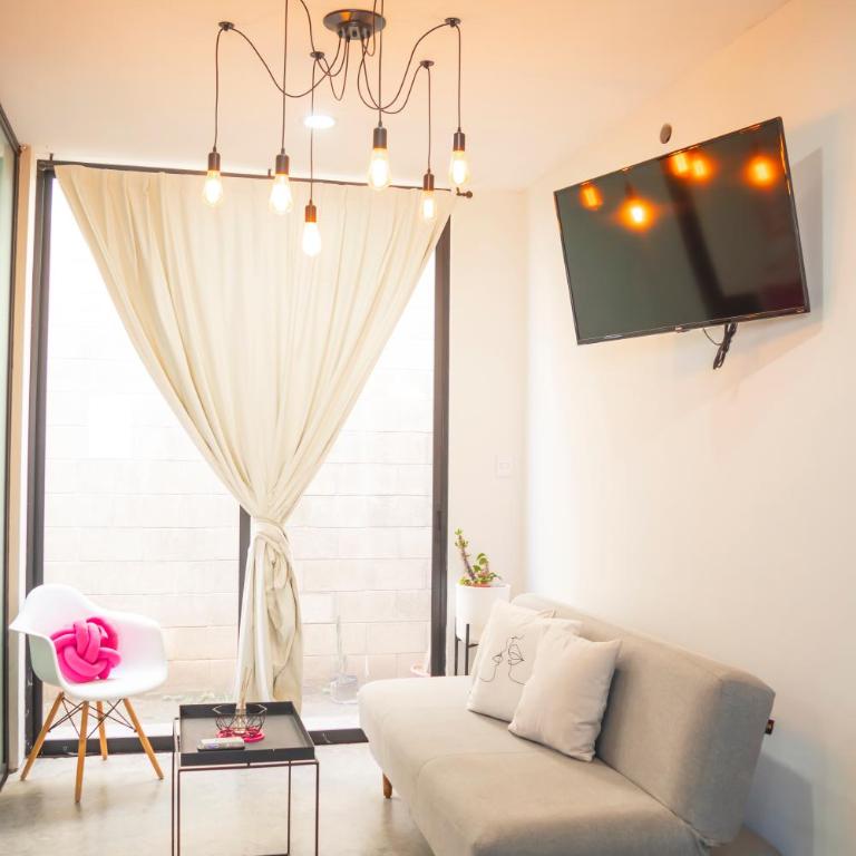Loft a 3 cuadras de la playa by G P S rentas - One-Bedroom Apartment - 7