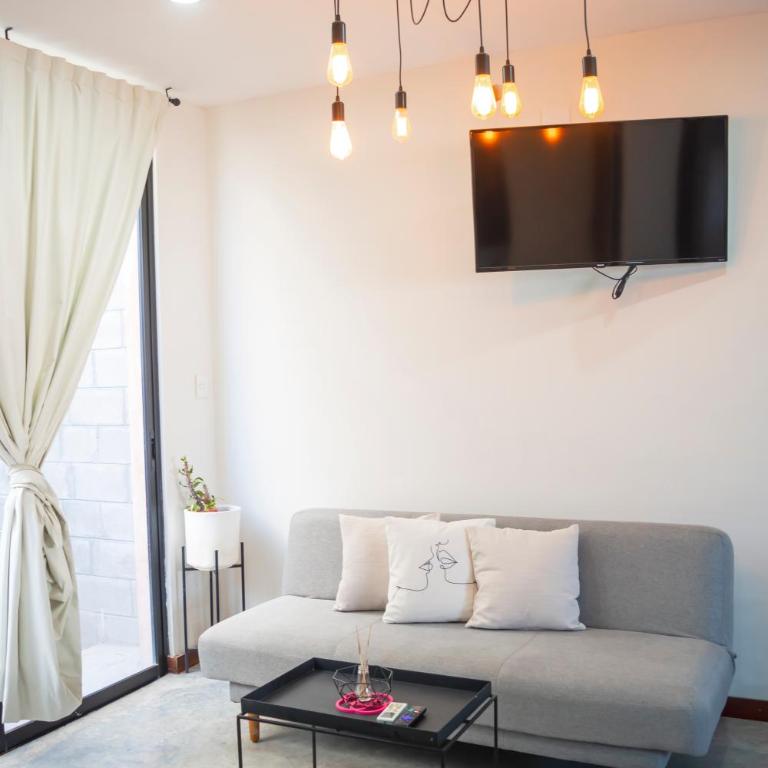 Loft a 3 cuadras de la playa by G P S rentas - One-Bedroom Apartment - 6
