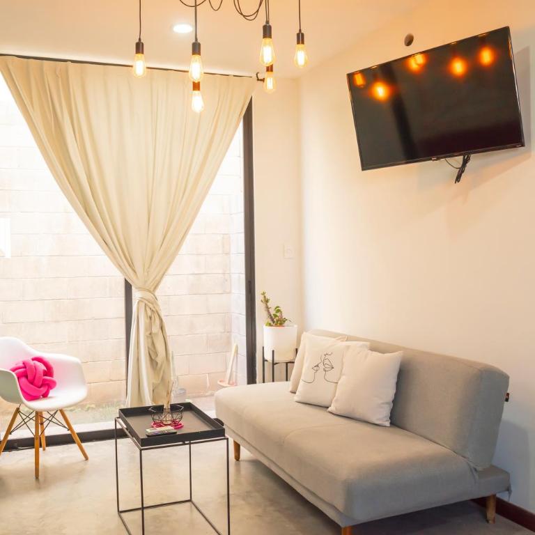 Loft a 3 cuadras de la playa by G P S rentas - One-Bedroom Apartment - 8