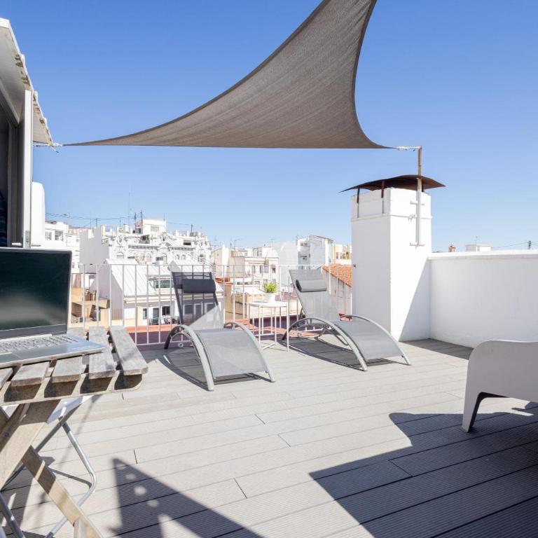 FLORIT FLATS - Ruzafa Attic with Private Terrace - Penthouse Apartment - 1