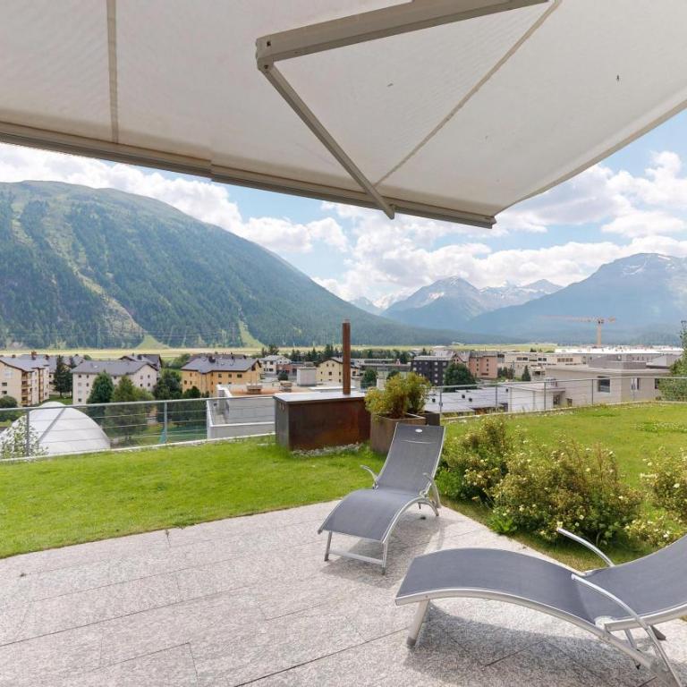 Apartment Quadratscha - Apartment mit Blick auf die Berge - 14