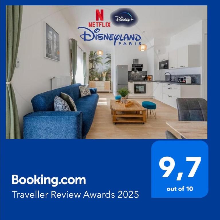Cosy Apartment - Parking, Garden,10mn from Disneyland! - Two-Bedroom Apartment - 15