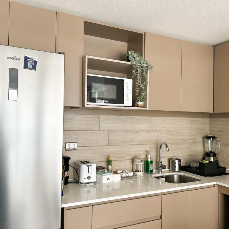 Departamento en el centro de Santiago, Wifi 600 Mbps, Cowork, Barbecue - Apartamento de 2 dormitorios - 21