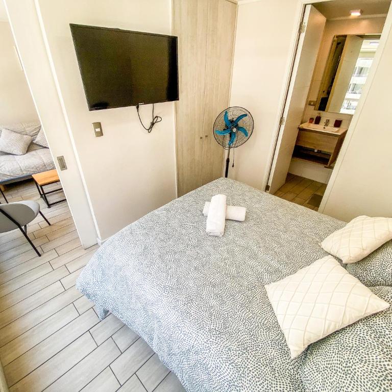 Departamento en el centro de Santiago, Wifi 600 Mbps, Cowork, Barbecue - Apartamento de 2 dormitorios - 14