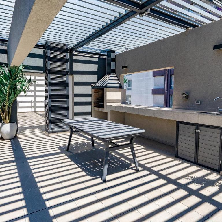 Departamento en el centro de Santiago, Wifi 600 Mbps, Cowork, Barbecue - Apartamento de 2 dormitorios - 49