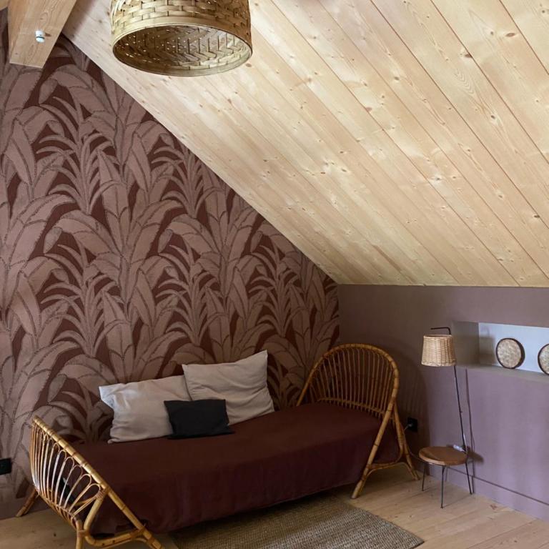 Chambre d'hôtes Les Îles Vagabondes - Chambre Double avec Terrasse - 7