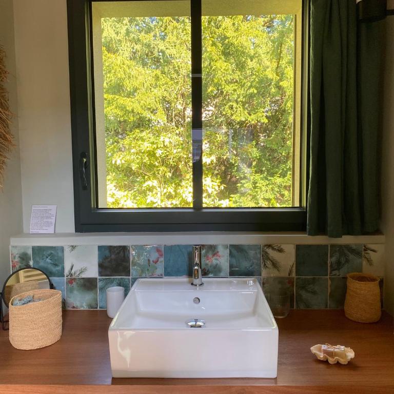 Chambre d'hôtes Les Îles Vagabondes - Chambre Double avec Terrasse - 7