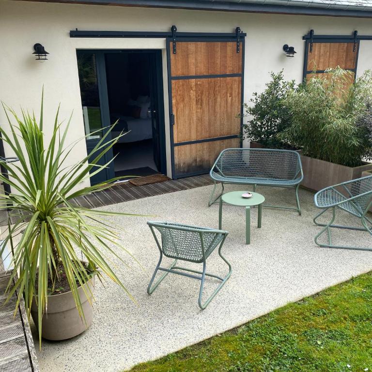 Chambre d'hôtes Les Îles Vagabondes - Chambre Familiale avec Terrasse - 2