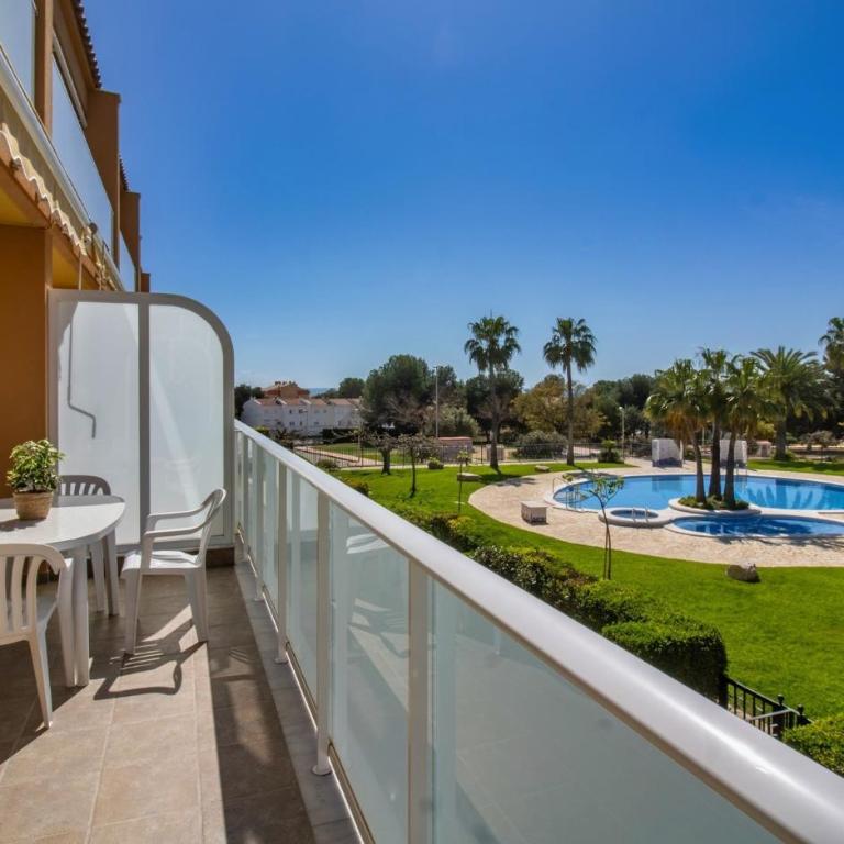 Sierra Irta PLAYA LAS FUENTES Alcoceber Albert Villas - Apartment with Pool View - 1