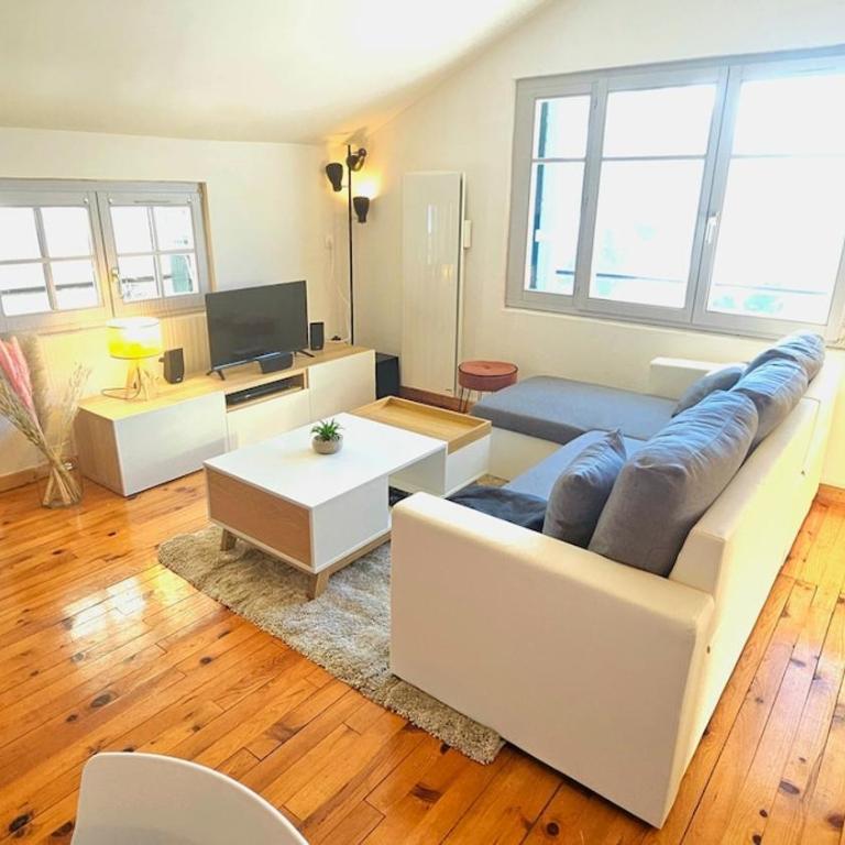 f2 VUE INCROYABLe sur lac avec jardin avec balnéo et 400m centre - Appartement - 3