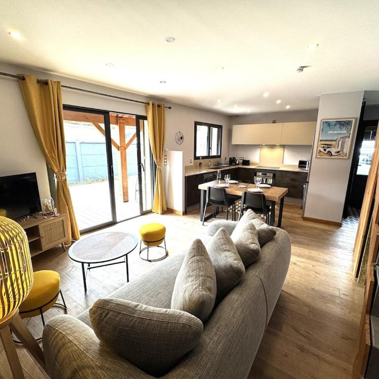 Havre du Bassin avec piscine et studio indépendant - Maison 3 Chambres - 1