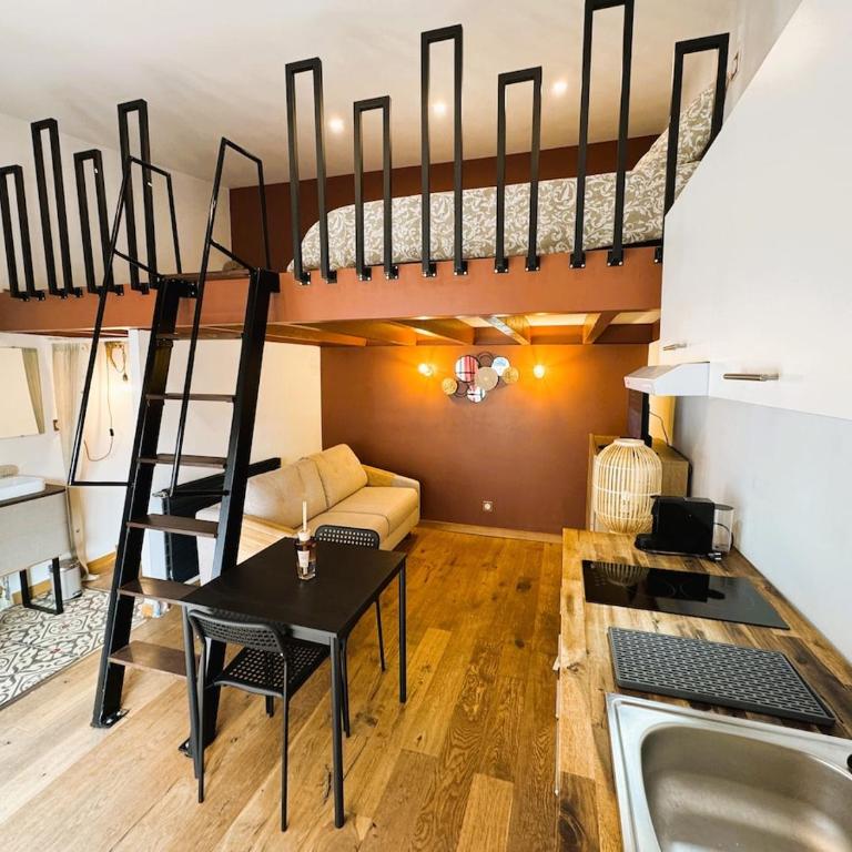 Havre du Bassin avec piscine et studio indépendant - Maison 3 Chambres - 10