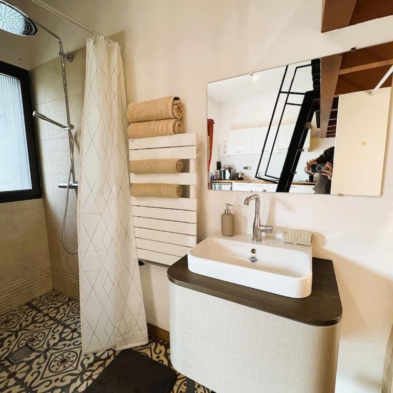 Havre du Bassin avec piscine et studio indépendant - Maison 3 Chambres - 11