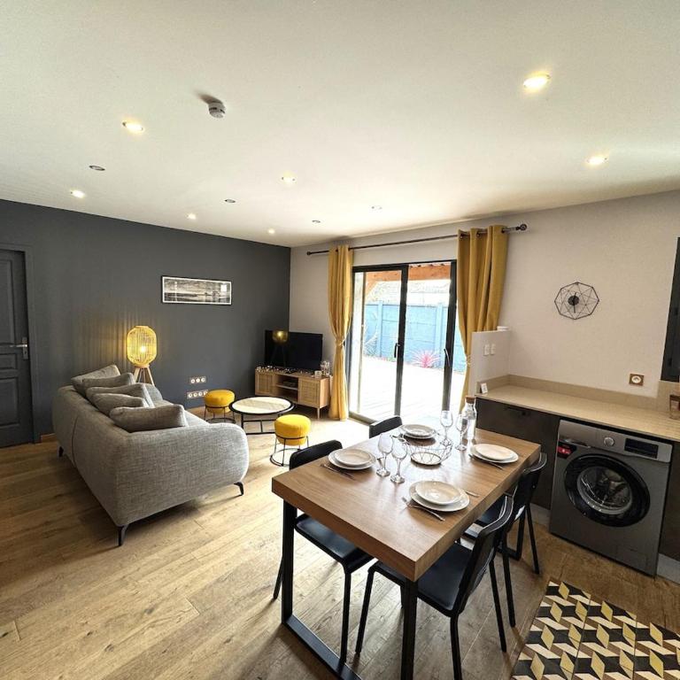 Havre du Bassin avec piscine et studio indépendant - Maison 3 Chambres - 15