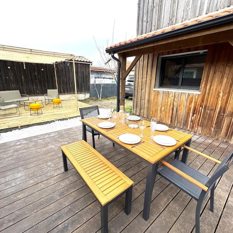 Havre du Bassin avec piscine et studio indépendant - Maison 3 Chambres - 17
