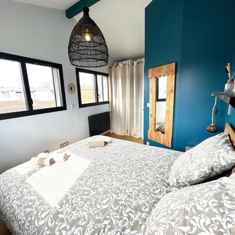 Havre du Bassin avec piscine et studio indépendant - Maison 3 Chambres - 36