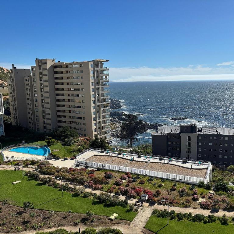 Hermoso depto con vista al mar y jardines - Apartamento - 20