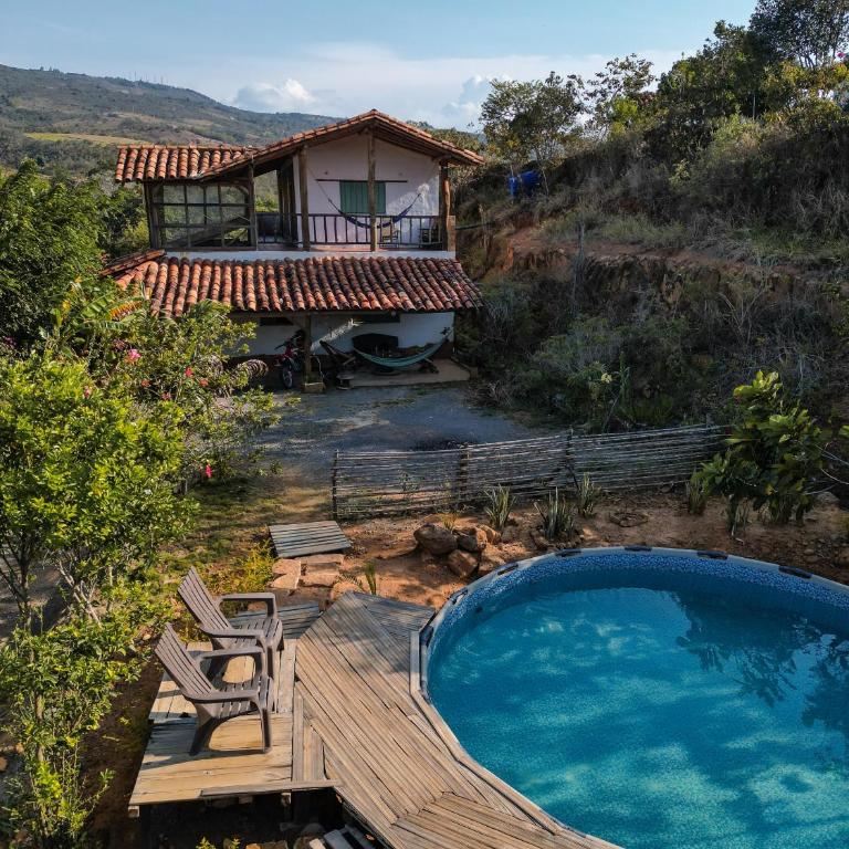 Casa Primitivo - Habitación Triple con vistas a la piscina - 6