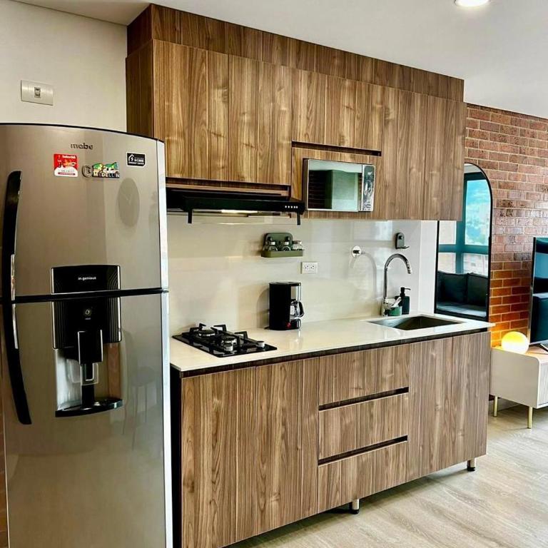 1 Bed Apt W AC in Laureles - Apartamento de 1 dormitorio - 11