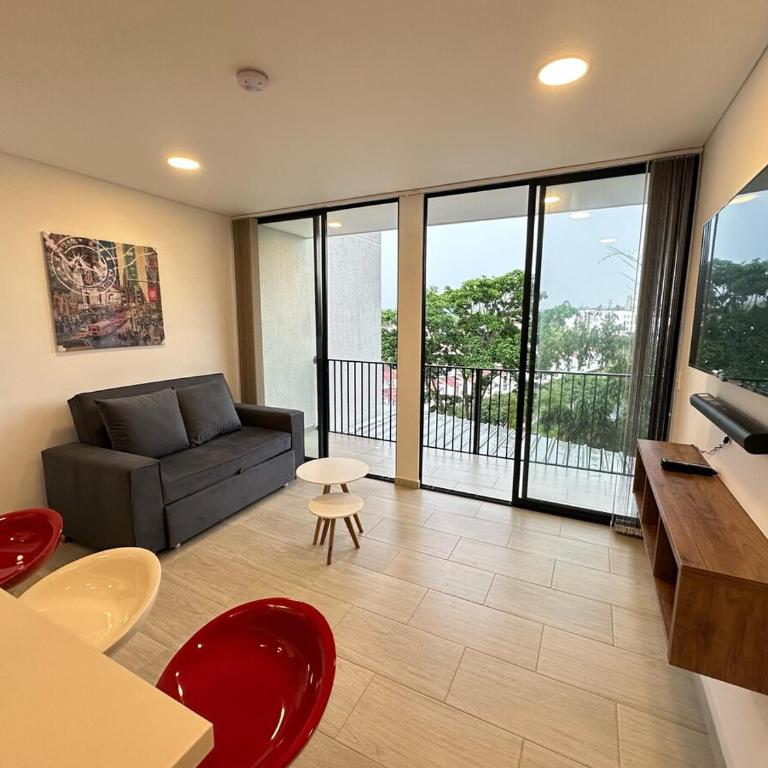 Amara305 Hermoso apartamento tipo estudio en barrio Laureles con balcon - Apartamento de 3 dormitorios - 8
