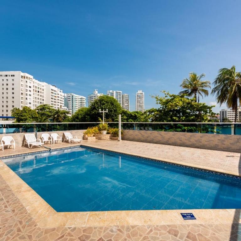 Apartamento Lindo en cartagena el laguito bocagrande con vista al mar - Two-Bedroom Apartment - 3