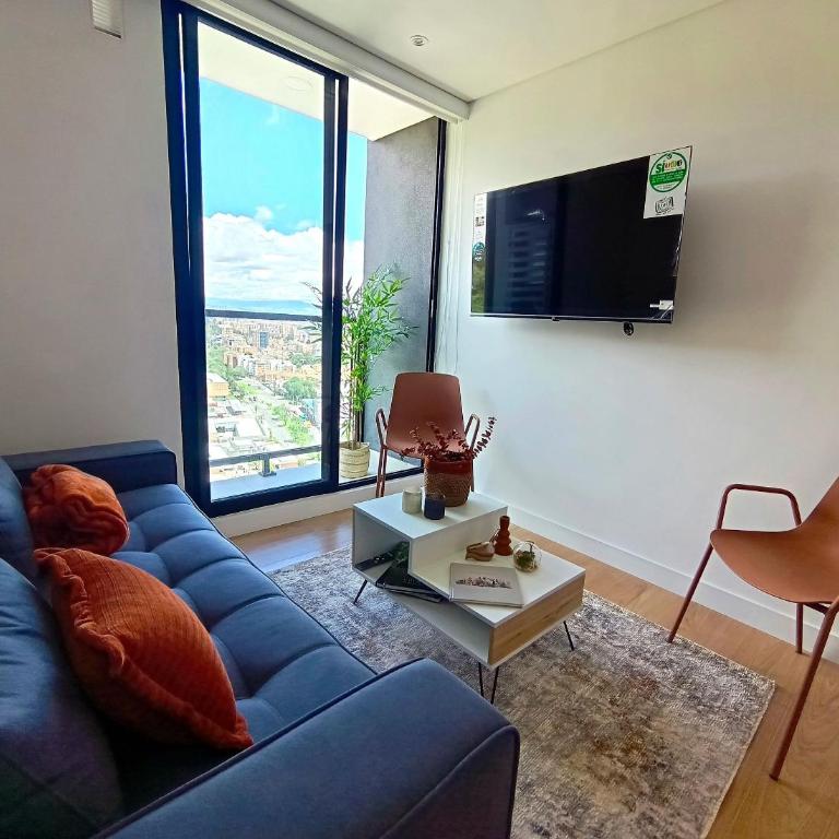 Confort con balcón panorámico, parking, Usaquén - Apartamento con balcón - 4